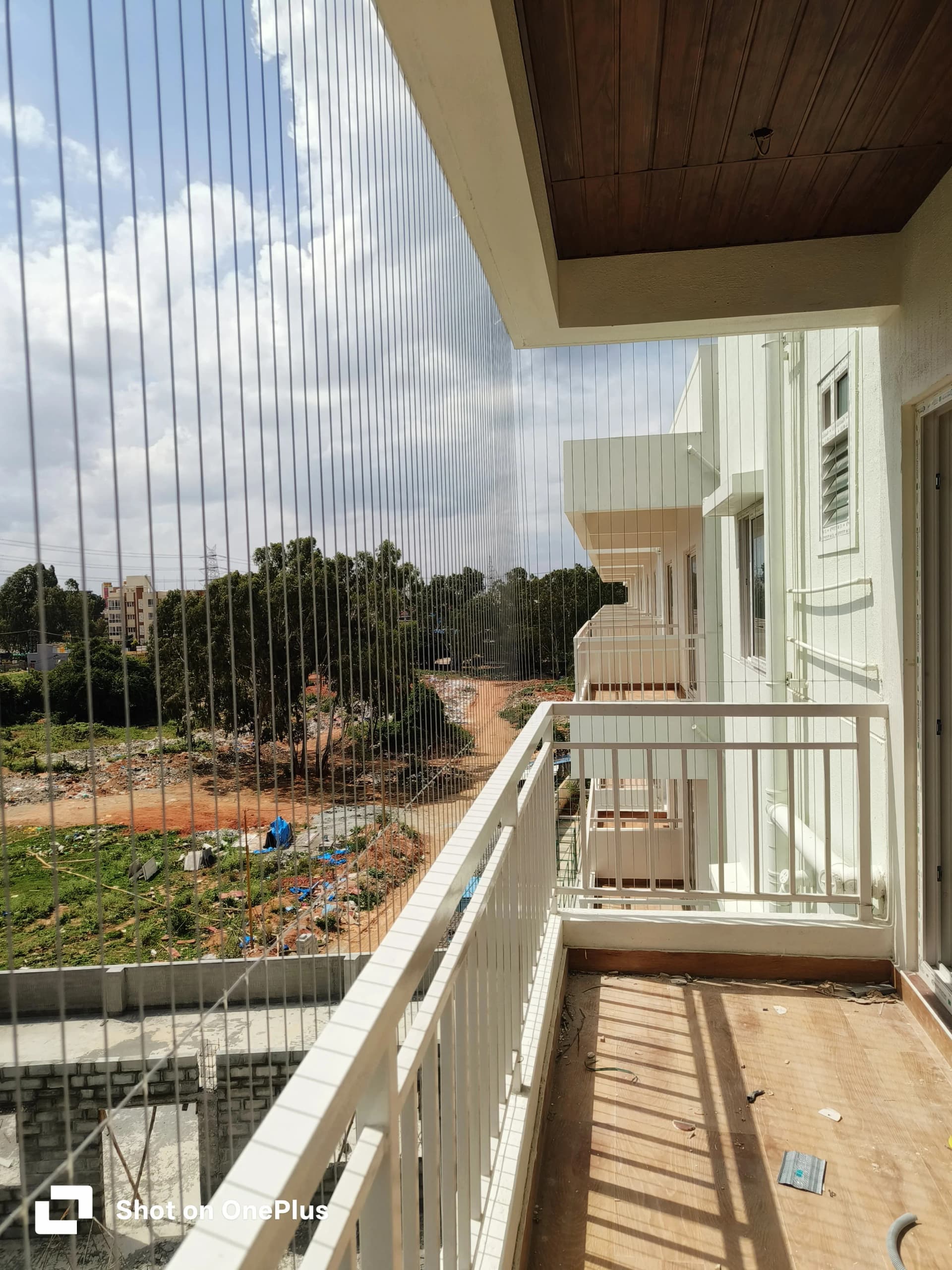 Balcony Invisible Grills installation example