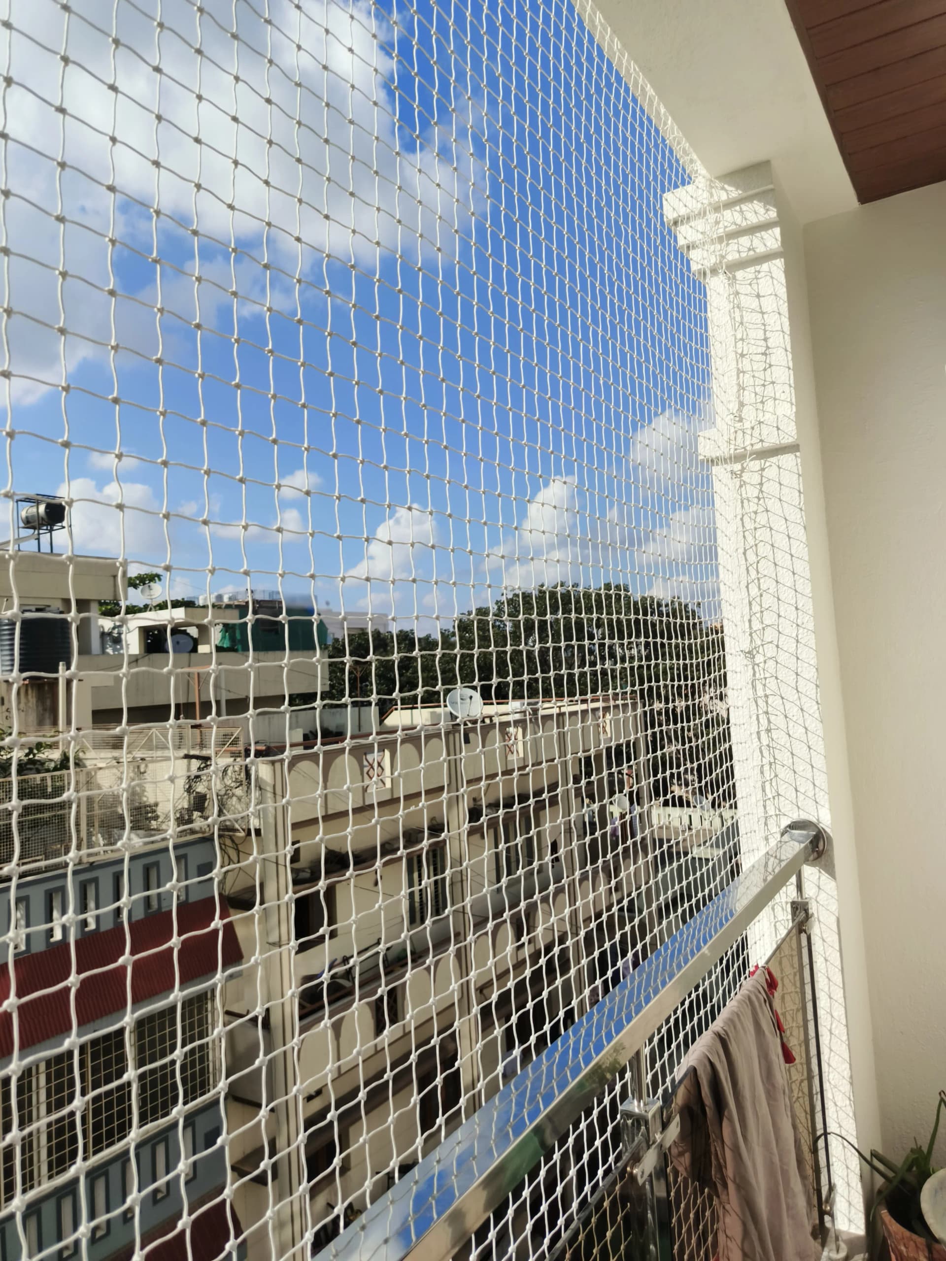 Balcony Safety Nets installation example